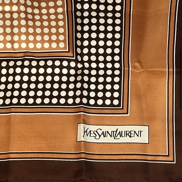 Yves Saint Laurent Silk Scarf 😍🔥 - Picture 3 of 10
